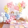 Pink Pastel Balloons 12 Inch, 35 PCS Birthday Balloons, Blue