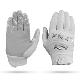 TRUE TEMPER Lynx Women's Lacrosse Gloves, Adult Large, White