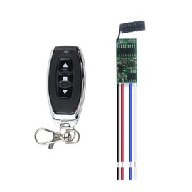 ZONADAH Mini Relay Remote Control Switch DC 3.6V12V24V Button Wireless Switch Kit 433MHz Remote Control DC Motor Forward and Reverse Module