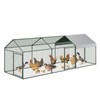 Metal Chicken Coop, 120" x40" x40" Large Chicken Run with