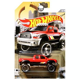 Hot Wheels Toyota Tundra 2010 Red/Black 1:64