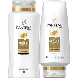 Champú y acondicionador de Pantene, champú y acondicionador (Pro-V Daily Moisture Renewal Shampoo and Conditioner Set)