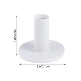 VORCOOL 12Pcs Golf Rubber Tee Holder Golf Mat Tees for Indoor Outdoor Practice and Driving Range Mats (White)