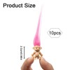 UEAVOID 10 Pieces Charming Collection Mini Troll Dolls PVC Vintage