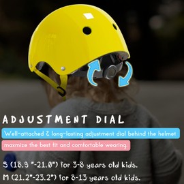 Adjustable Kids Helmet with Knee Pads, Elbow Pads and Wrist Guards, 7 in 1 Protective Gear for Boys and Girls for Skateboard, Bike, Scooter, Hoverboard
