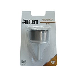 Bialetti 0800114 Funnel, Aluminum, Stainless Steel, 12 x 7 x 19 cm