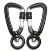 FregocS Carabiner with Swivel Screw Lock Convenient Set of 2,