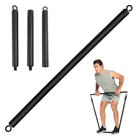 CLIUNT Resistance Band Bar, Portable Pilates Bar with Storage Bag, Pilates Bar Kit with Resistance Band Exercise Stick