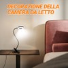 ZEYACHAN Clamp Light, Desk Lamp with USB Charger, 3 Light