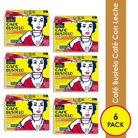 Café Bustelo Café con Leche Flavored Espresso Style Coffee, 60 Keurig K-Cup Pods