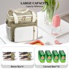 LOKASS Lunch Box for Women/Men-16L-Insulated Lunch Bag, Expandable Double-layer Leakproof