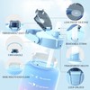Generic 2L Leak Proof Gym Drinking Bottle With Straw For