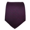TigerTie Designer Silk Tie in Polka Dots - Tie Width