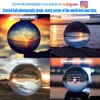Tensphy K9 Crystal Ball with Stand Clear Art Decor K9