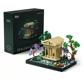 Nifeliz Set de Construcción Jardín Italiano, Modelo de Exhibición de Inspiración Romana para Hogar u Oficina, Regalo Pensado para Quienes Valoran la Atmósfera y la Cultura (1.733 Piezas, NF10319)