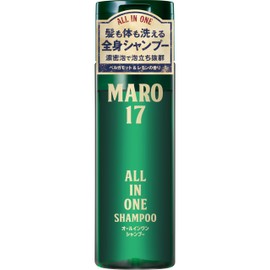 MARO17 (Maro 17) All-in-One Shampoo, 190 ml (6.4 fl oz) [Bergamot & Lemon Scent] Hair, Body, Full Body Shampoo