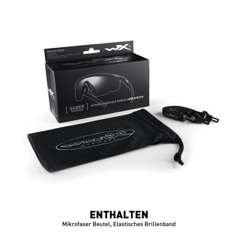 Wiley X Unisex's Saber Advanced Sunglasses, Matte Black/Light Rust, Medium/X-Large