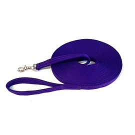 Horse Lunge Line/Large Dog Training Walking Lead Leash 25mm Padded Air Webbing Strong Very Soft Durable (10ft, 3 Metres) (Purple)
