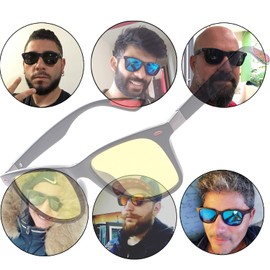 Sunglasses Men Polarised,Sunglasses Women Polarised For Fishing Driving Hiking Ultralight Classic Vintage Sun Glasses UV Protection