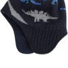 Baby Dinosaur Winter Hat Warm Mittens Set Newborn Pompom Beanie