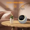 HUO JI Light Alarm Clock, White Noise & Light Included,