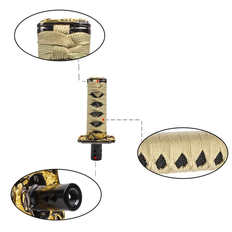 Samurai JDM Samurai Sword Automatic Gear Shift Knob Shifter Katana