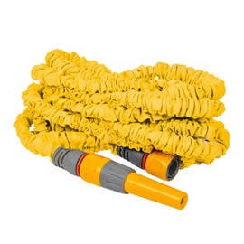 HOZELOCK - Superhoze Expanding Hose 7.5 m : Flexible Hose, Stretches up to 3x Original Length | With 2 Aquastop Fittings for a Watertight Connection: Ready to Use [8207A1240]