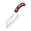 TONIFE Meat Cleaver Butcher Knife with Pakkawood Handle, 6.3 Inch
