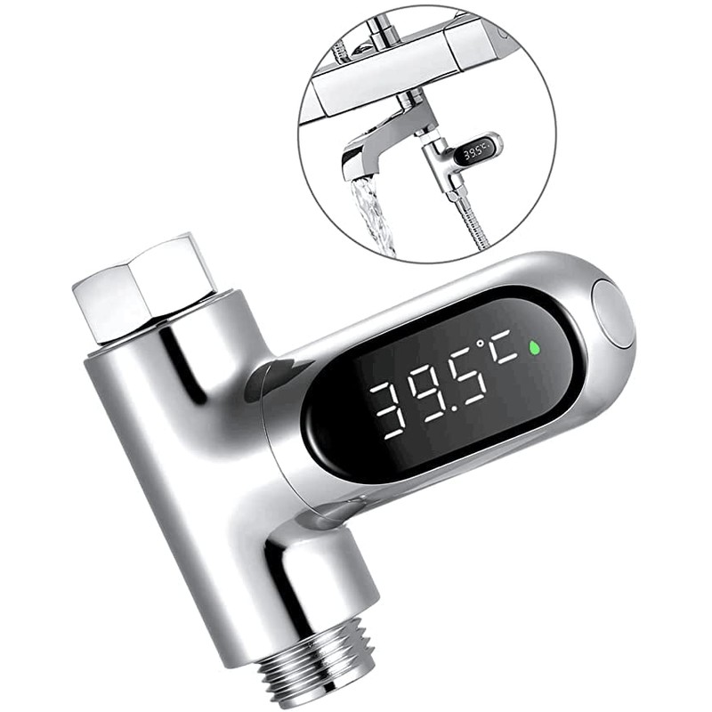 Baby Bath Water Thermometer - Hydropower No Battery Instant-Read with