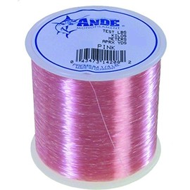 Ande A14-100P Premium Monofilament, 1/4-Pound Spool, 100-Pound Test, Pink Finish