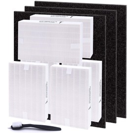 HPA 300 HEPA Filter Replacements HRF-R3 HRF-R2 HRF-R1 HRF-AP1, 6 HEPA Filters + 3 Prefilters for Honeywell Air Purifier Series HA300, HPA300, HPA304, HPA8350