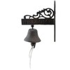 Flag Emotes Cast Iron Dinner Bell Flower Vine Welcome Sign