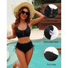 Two Piece High Waisted Bikini - Tummy Control Bathing Suit