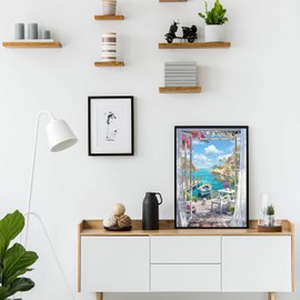 BetterJonny Diamond Art Kit, 5D Diamond Painting, Handmade Painting Craft Kit, Door, Landscape, Full Paste Type, DIY, Beginners, Adults, Children, 11.8 x 15.7 inches (30 x 40 cm), 2 Pieces