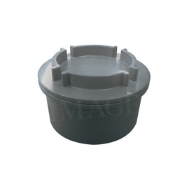 Sekisui Chemical NCO50N PVC Fitting for Drainage Eslon DV Fittings, Screw Type Cleaning Mouth 50