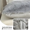 LIFEREVO Body Pillow Cover with Zipper Closure,Luxury Shaggy Ultra Soft