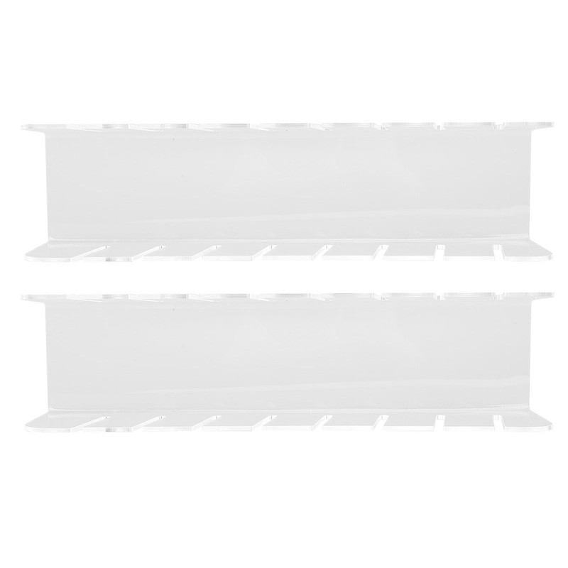 2PCS Set Baseball Cap Stand Acrylic Multifunctional Standing Hat Organizer