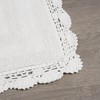 Laura Ashley Cotton Bath Rug, White, 21x34 in