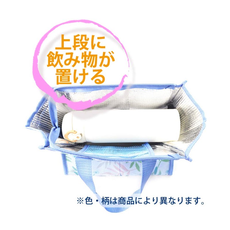 Skater KCLW1 Lunch Bag, 2-Tier Type, Eco Bag, Swimmer