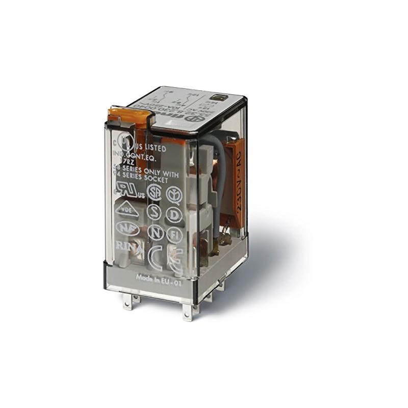 FINDER 55.32.8.120.0040 10 AMP, 120 Volt AC Coil, Agni Contact,