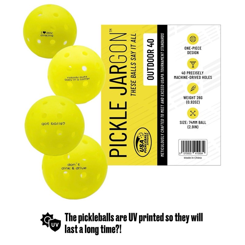Outdoor pickleballs (Nobody Puts Baby in a Corner)