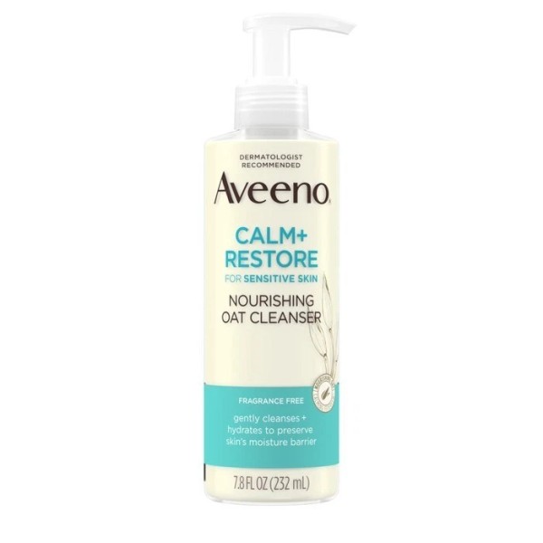 Aveeno Calm + Restore Nourishing Oat Cleanser 7.8 OZ