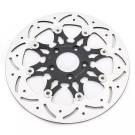 Tarazon Pair 11.8 Floating Front Brake Rotors For Harley Touring Electra Glide Road King