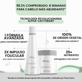 Vello Home Care Terapia biomimética de fertilización capilar Combate la pérdida de cabello Restaura la vitalidad Ideal para hombres y mujeres con atrofia capilar Juego de 2