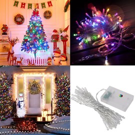BESPORTBLE Battery Operated Christmas Lights, 40- LED Fairy Lights Golf Cart Christmas Lights for Bedroom, Christmas, Parties, Wedding, Centerpiece, Decoration