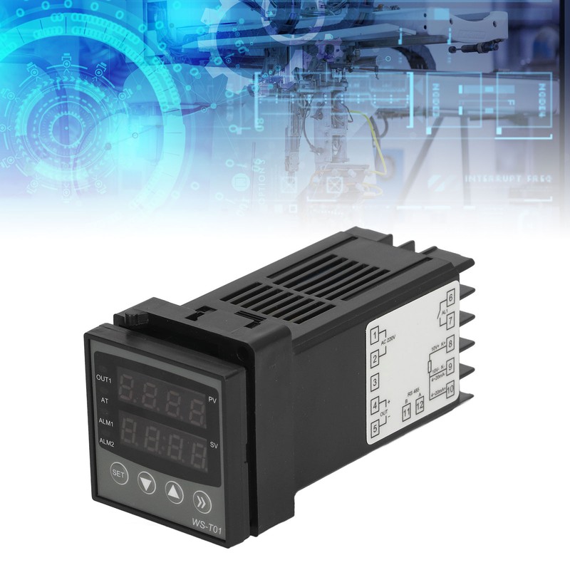 PID Temperature Controller Dual Display Multifunctional Intelligent PID Control Thermostat