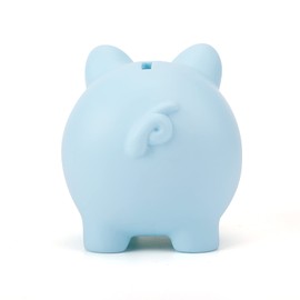 Fuyamp Cute Piggy Bank, Child to Cherish Money, Keepsake Nursery Decor, Cute Coin Money Box Saving Coins Cash Fun Gift for Kids(Blue)
