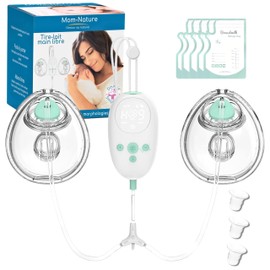 Hochwertige Freisprechpumpe | Erleben Sie das Stillen in aller Freiheit! Absoluter Komfort, Diskretion und Effizienz, auch unterwegs | Für wertvolle Momente mit dem Baby