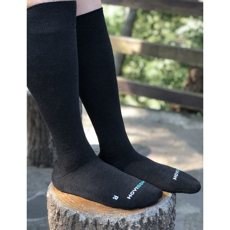 HOYISOX Big and Tall Support Socks for Wide Calves –