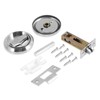 Foppla Round Recessed Door Lock 304 Stainless Steel Hidden Recessed